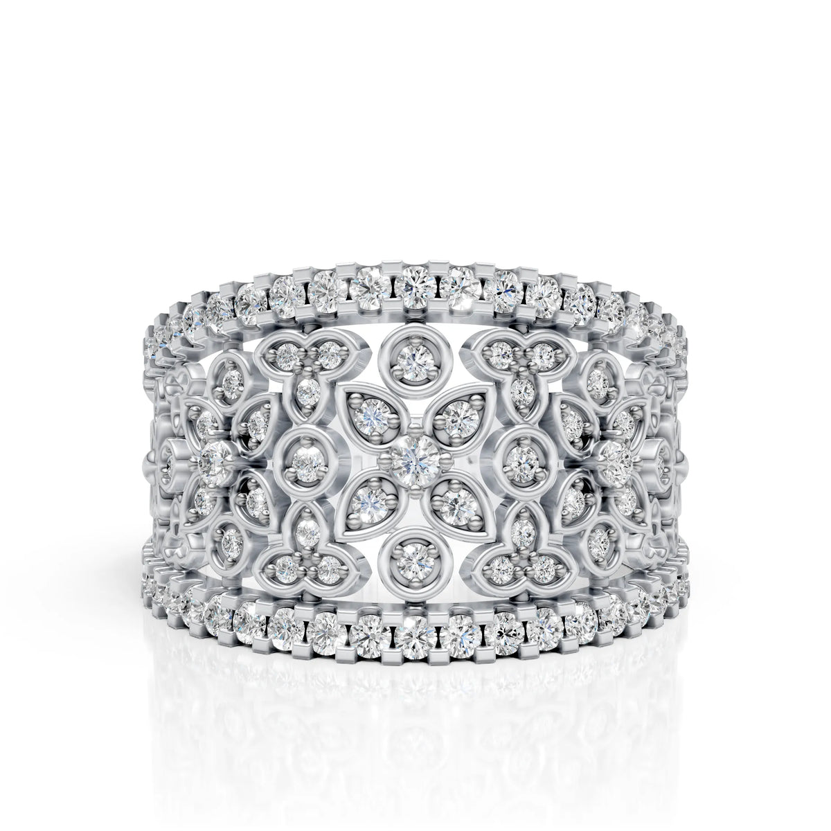 Royal Blossom Diamond Ring