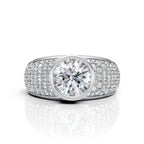 Royal Halo Bezel Ring