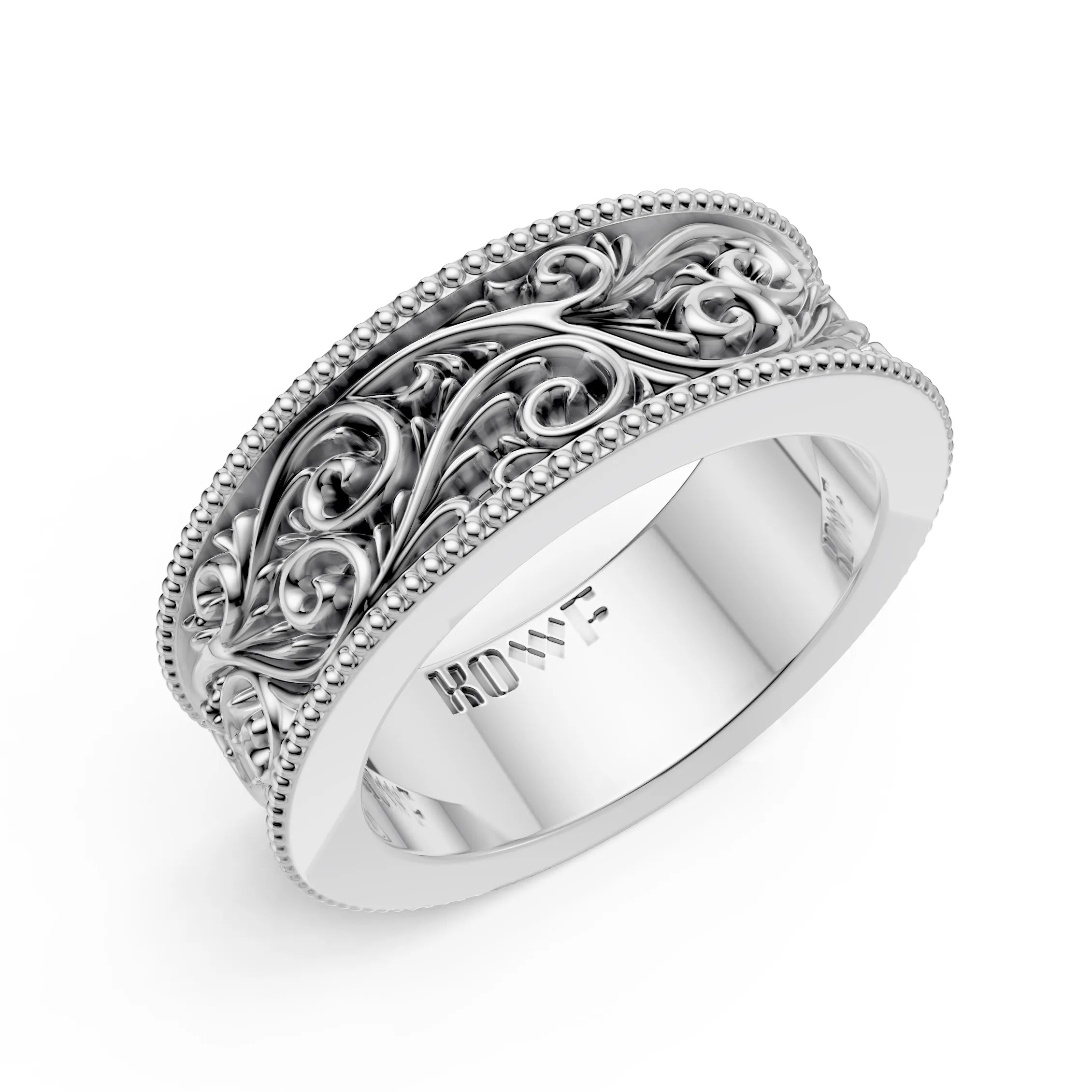 Vintage Engraved Band Ring