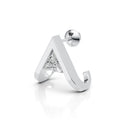 V-Shaped Triangle Diamond Stud (1 PC)