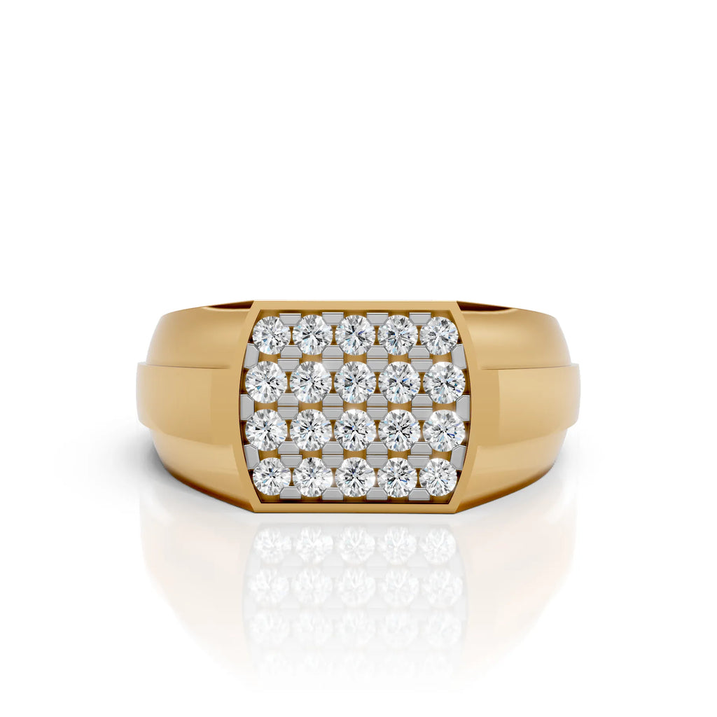 Pave Diamond Men's Ring