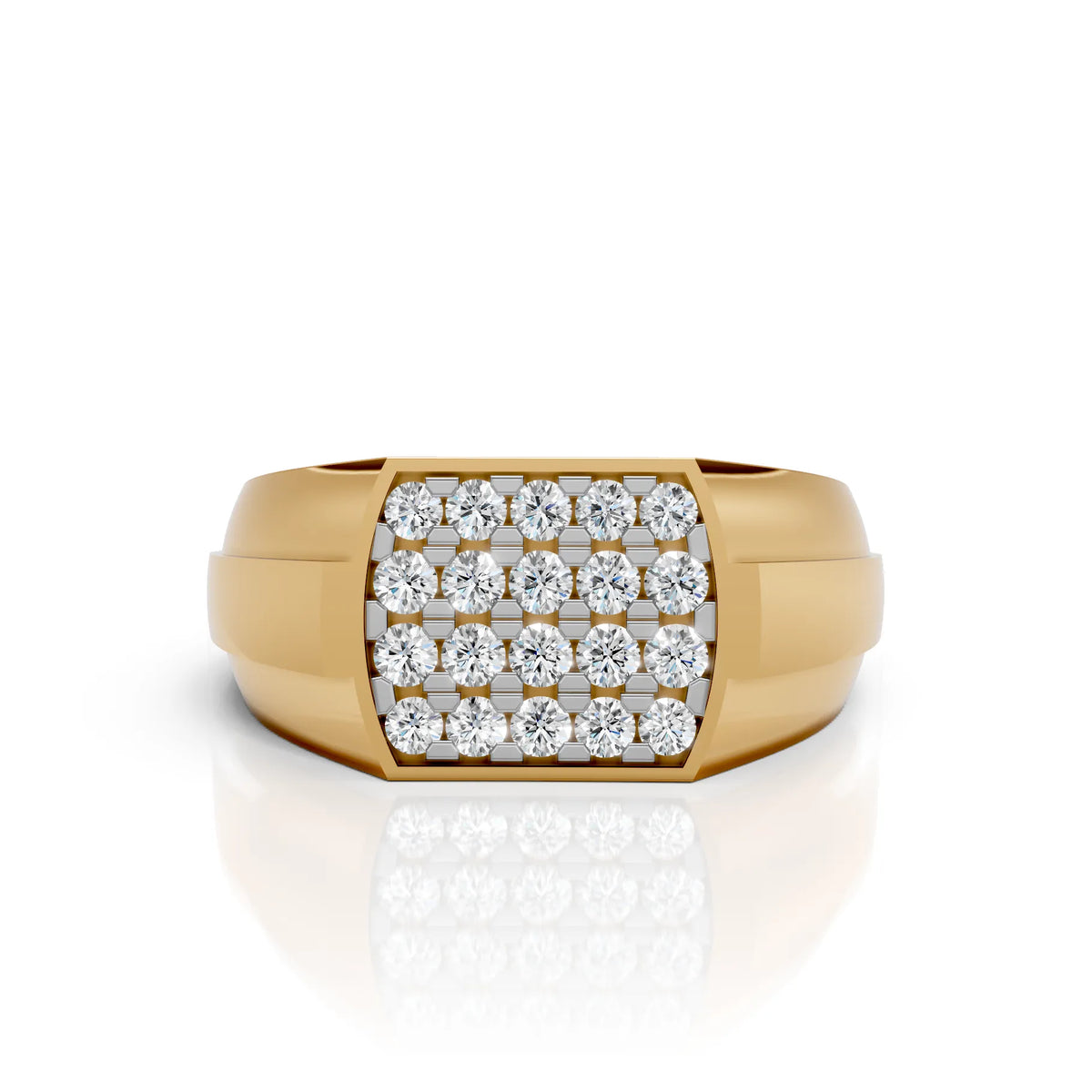 Pave Diamond Men's Ring