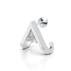 V-Shaped Triangle Diamond Stud (1 PC)