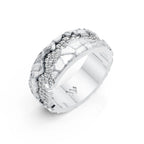 Textured Diamond Band Ring
