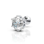 Classic Round Diamond Eight-Prong Stud