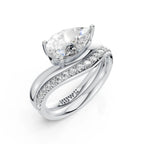 Infinity Twist Marquise Diamond Ring