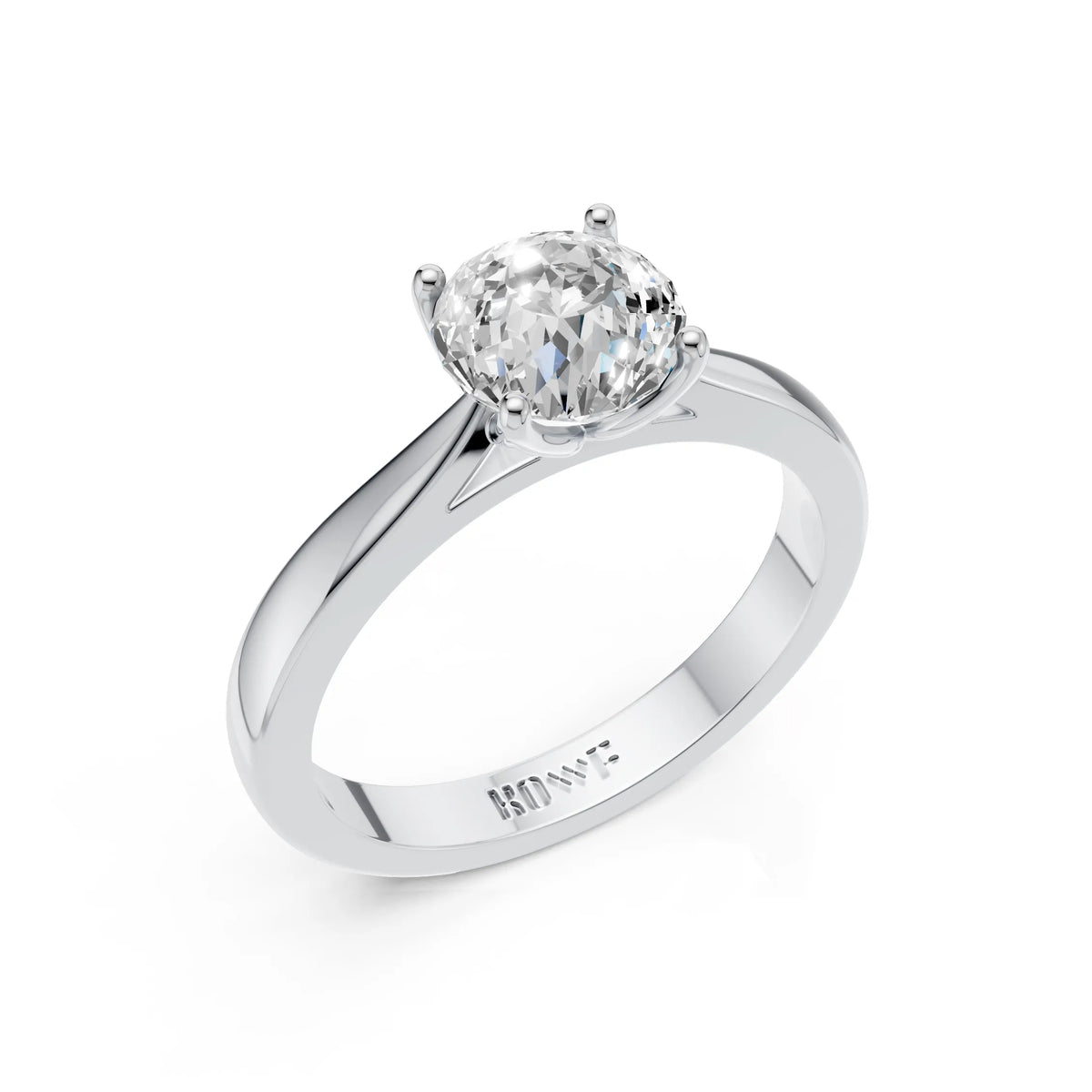 Portuguese Cut Solitaire Ring
