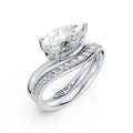 Infinity Twist Marquise Diamond Ring