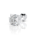 Princess Cut Triangle Claw Diamond Stud (1 PC)