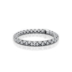 Black & White Diamond Rope Bracelet
