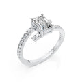 Emerald Cut Diamond Solitaire Ring