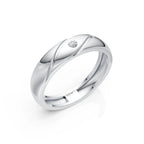 Round Solitaire Band Ring