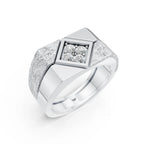 Geometric Diamond Ring