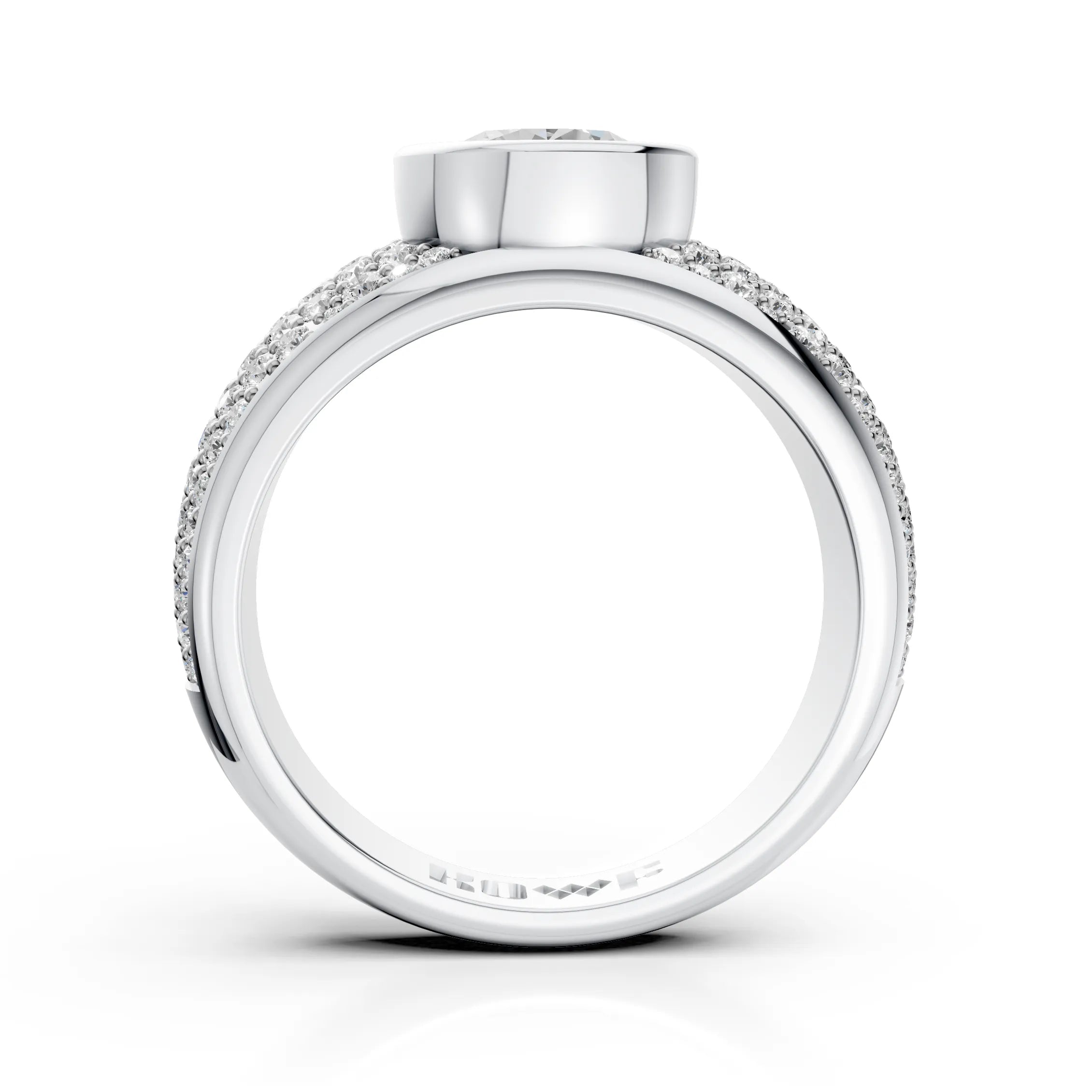 Royal Halo Bezel Ring