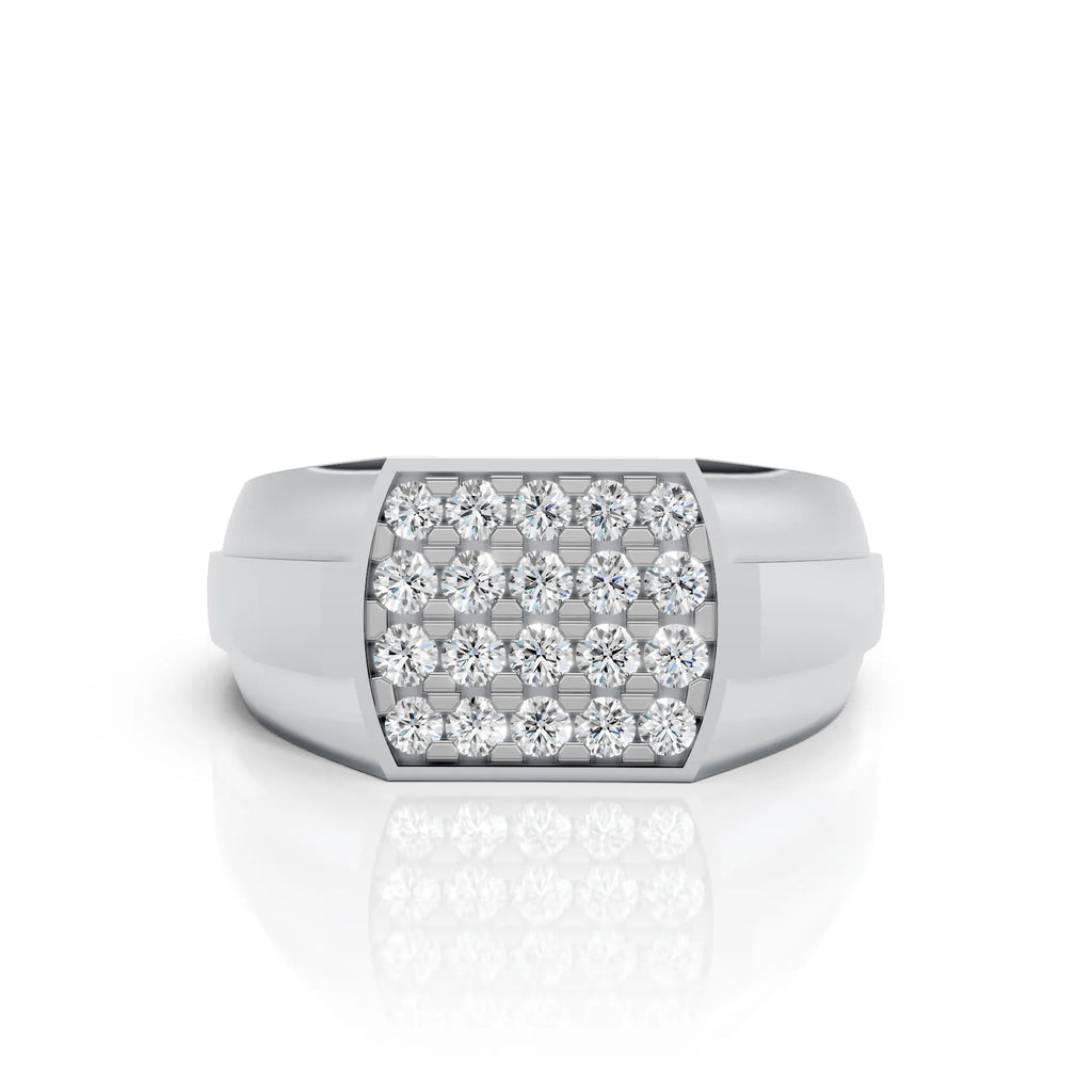 Pave Diamond Men's Ring