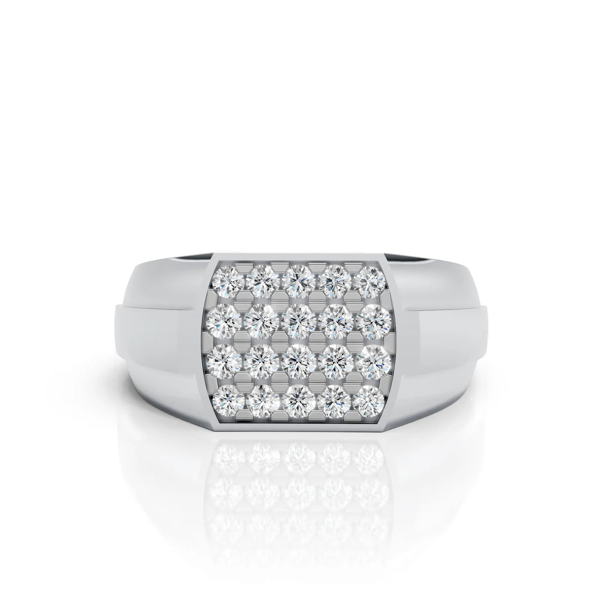 Pave Diamond Men's Ring