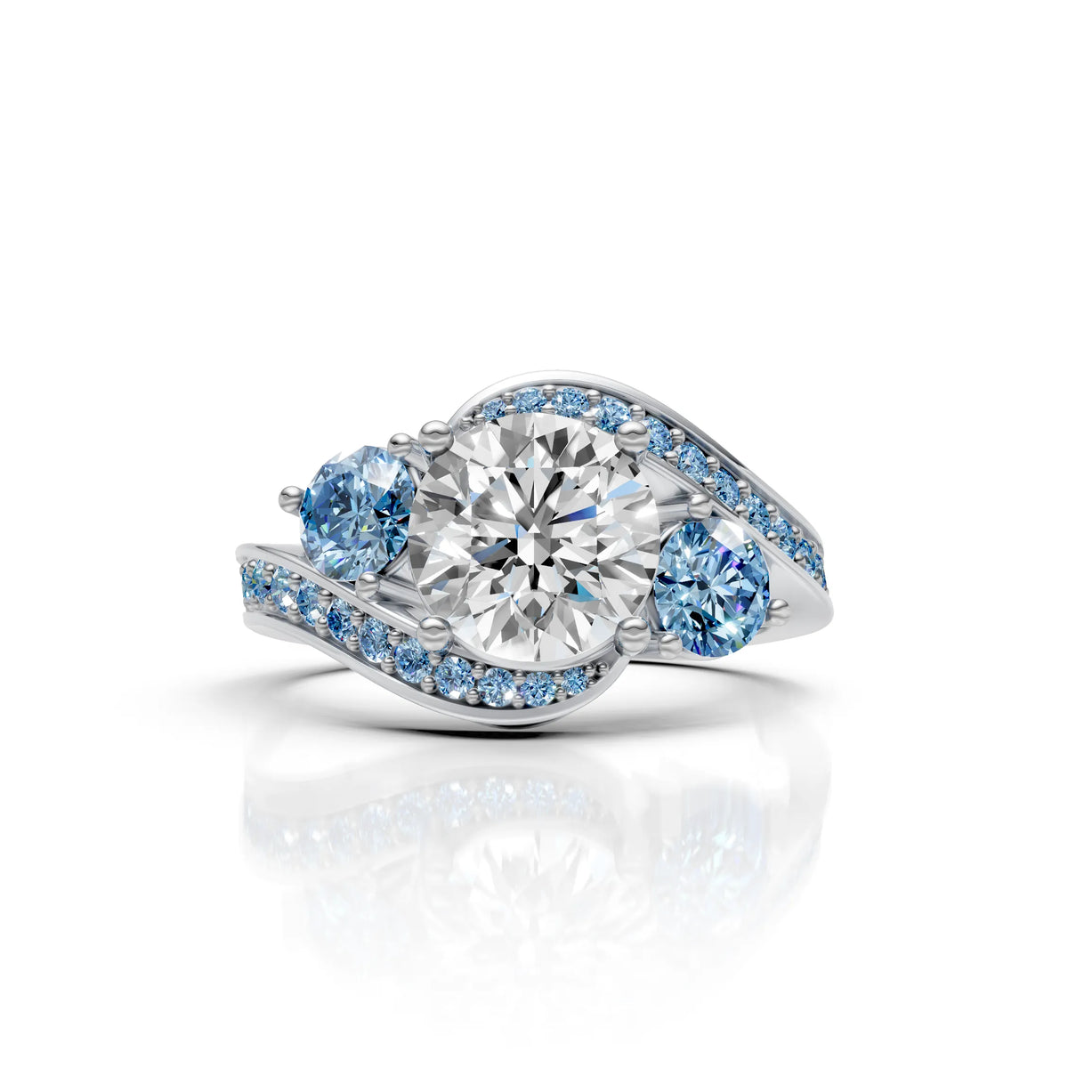 Blue Orbit Ring