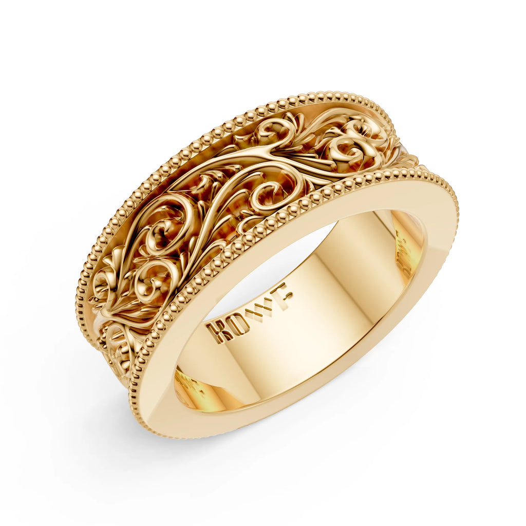 Vintage Engraved Band Ring
