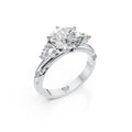 Portuguese Solitaire Diamond Accent Ring