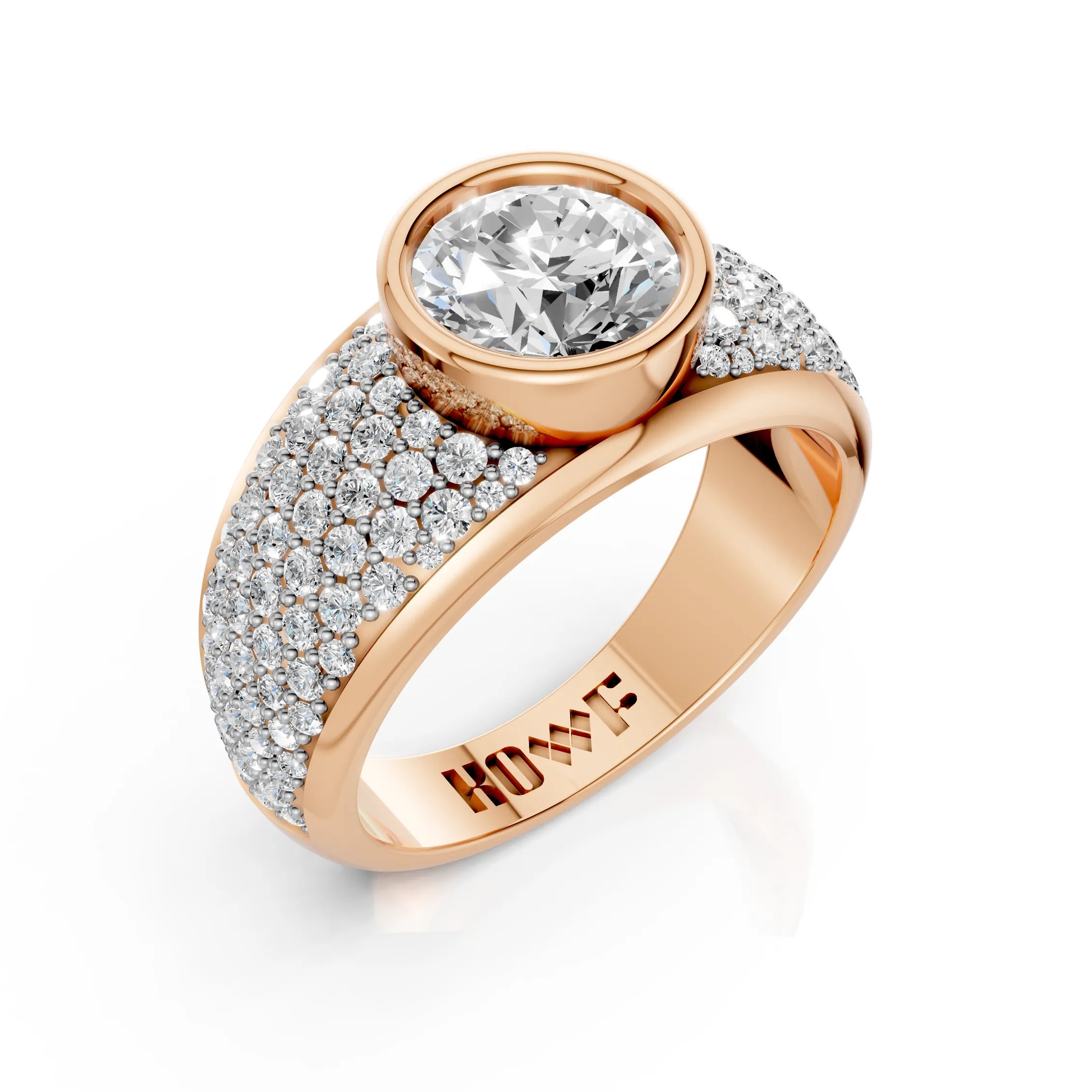 Royal Halo Bezel Ring