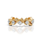 Diamond Wave Eternity Band Ring