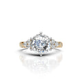 Portuguese Solitaire Diamond Accent Ring