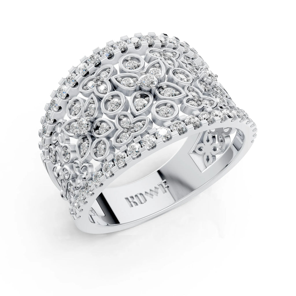 Royal Blossom Diamond Ring
