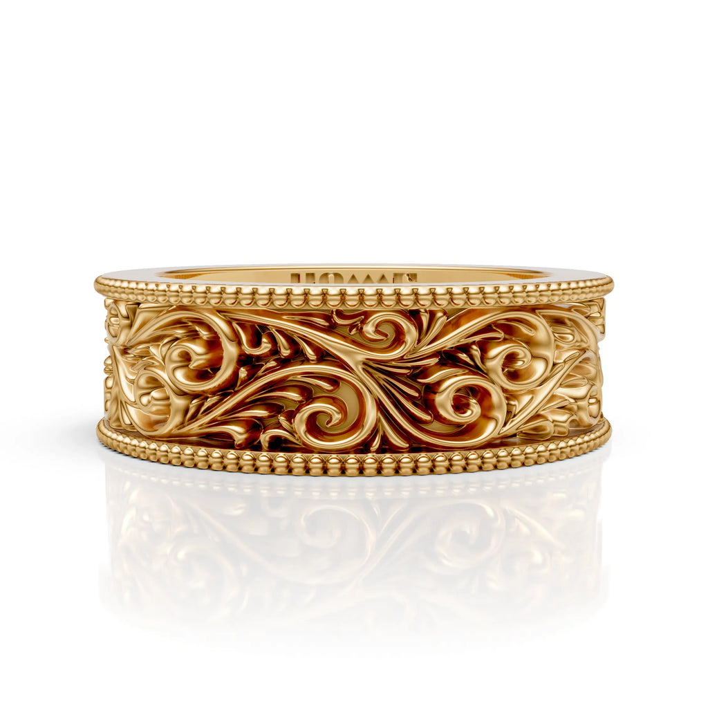 Vintage Engraved Band Ring