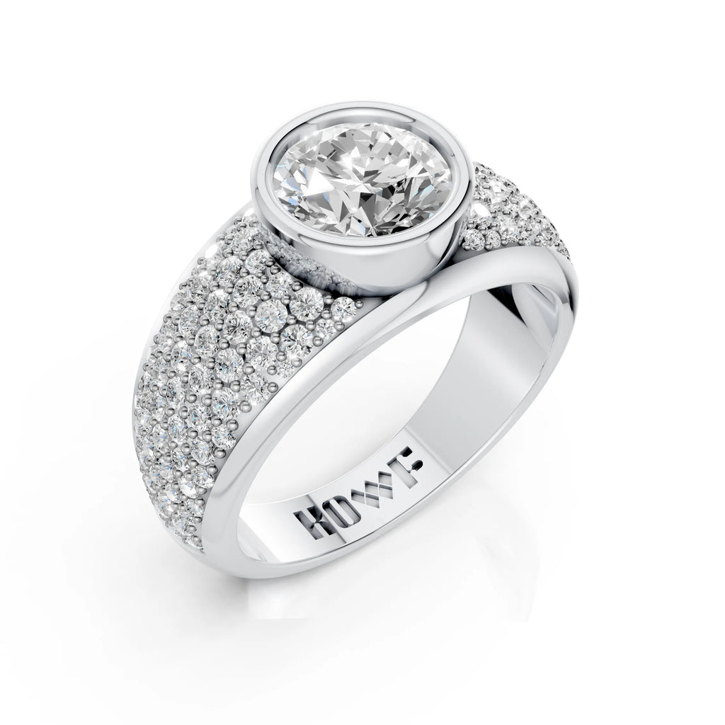 Royal Halo Bezel Ring