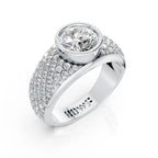 Royal Halo Bezel Ring