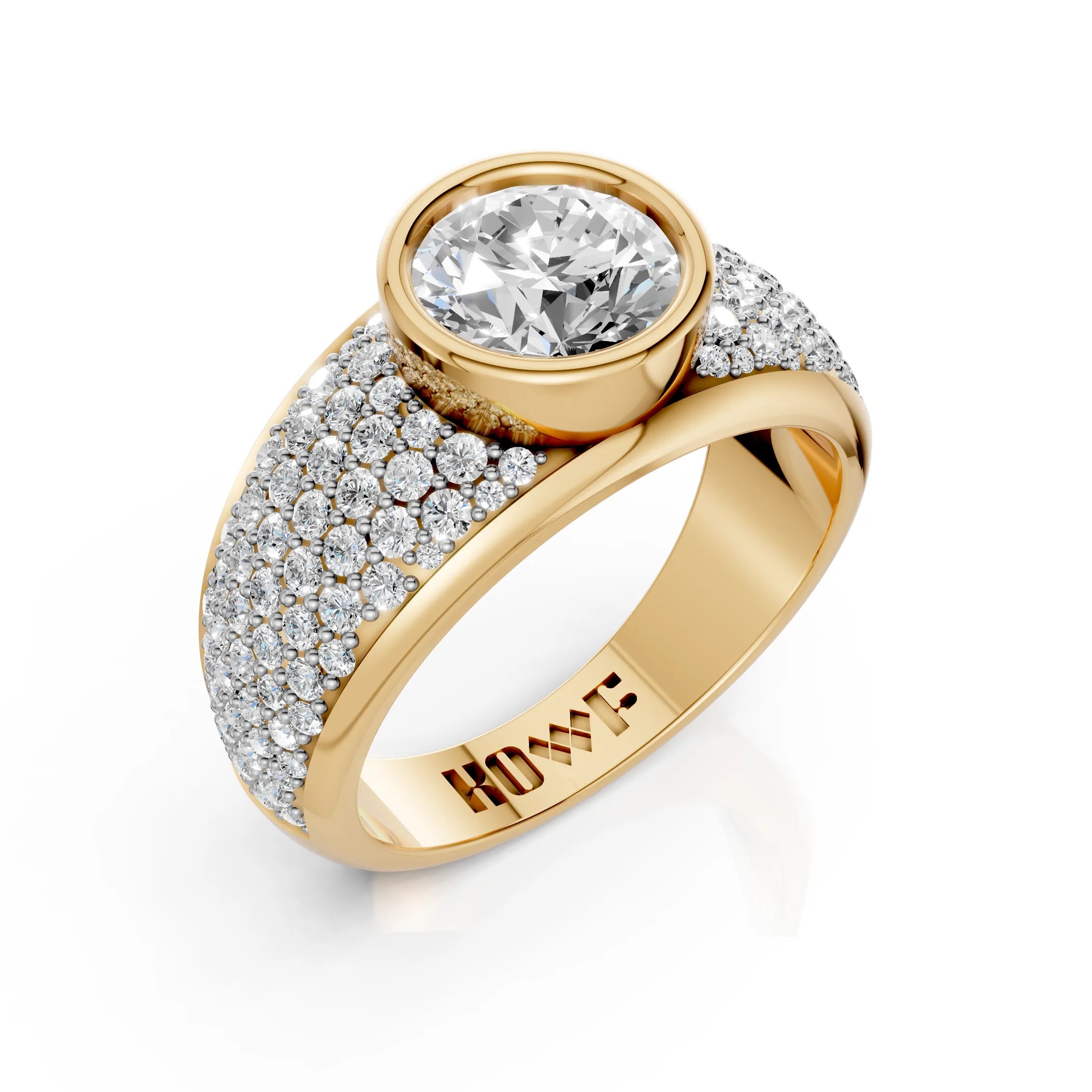 Royal Halo Bezel Ring