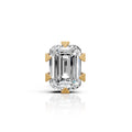 Emerald Cut Six-Prong Diamond Stud (1 PC)