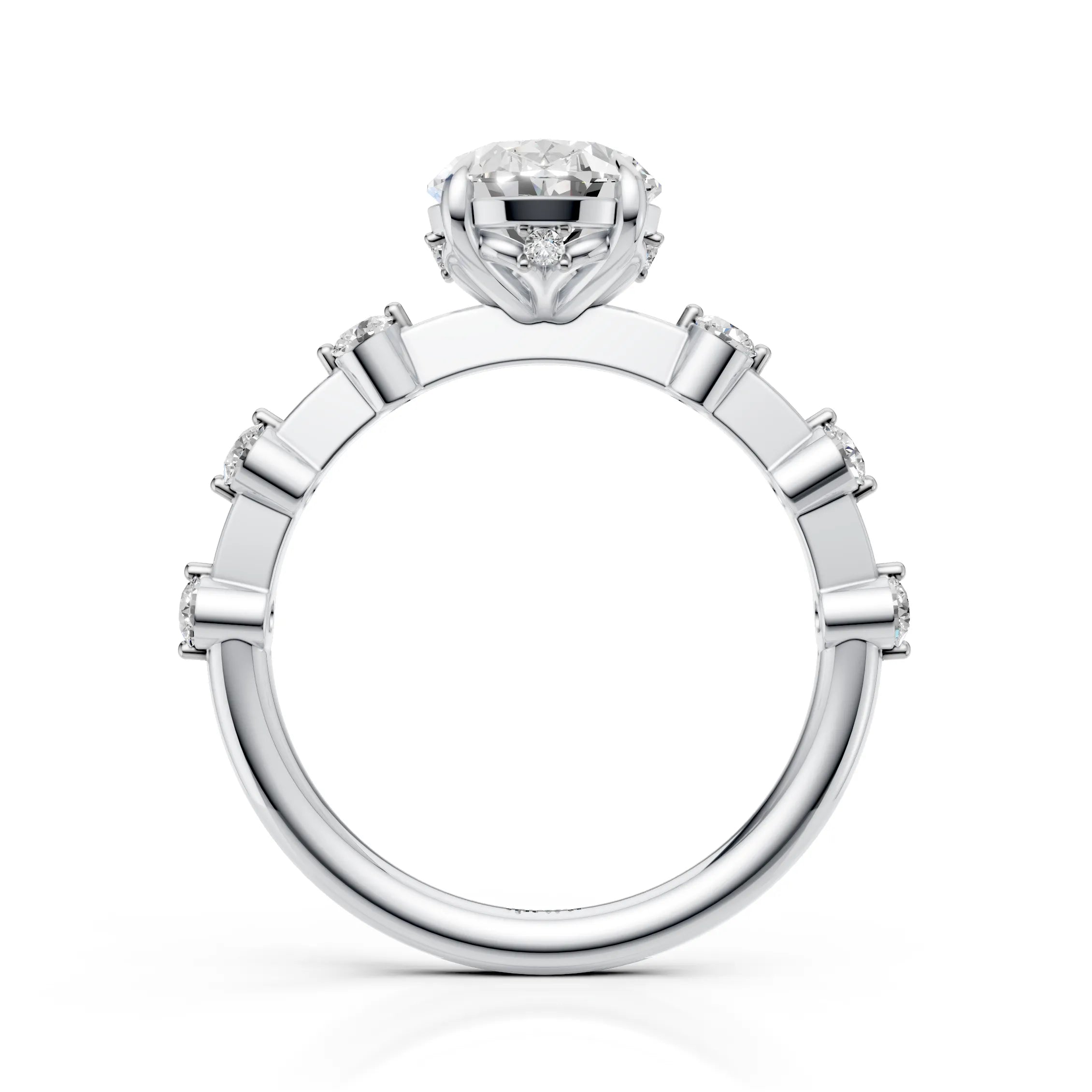 Oval Solitaire Ring