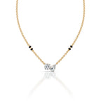 Round & Pear Diamond Mangalsutra