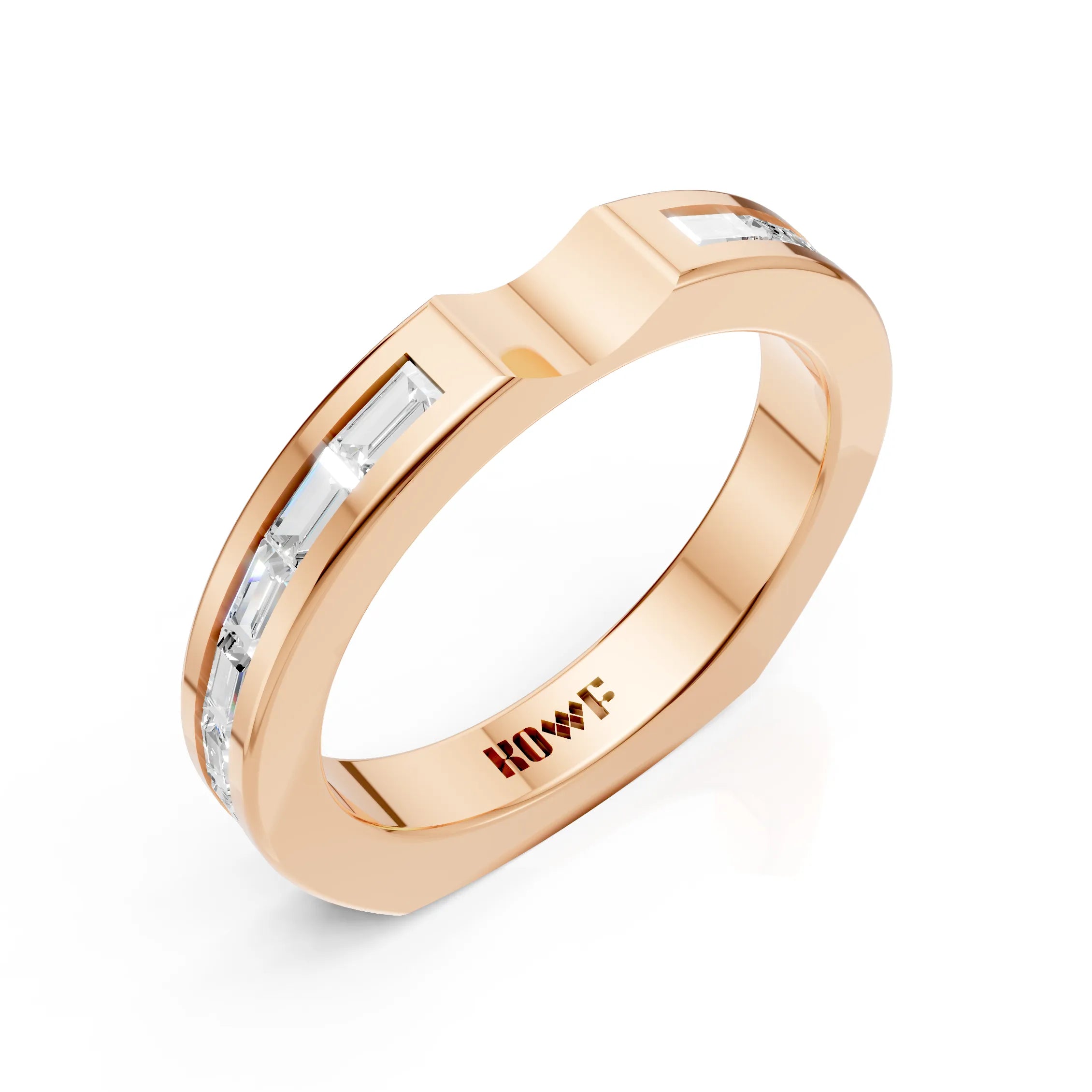 Baguette Cut Diamond Band Ring