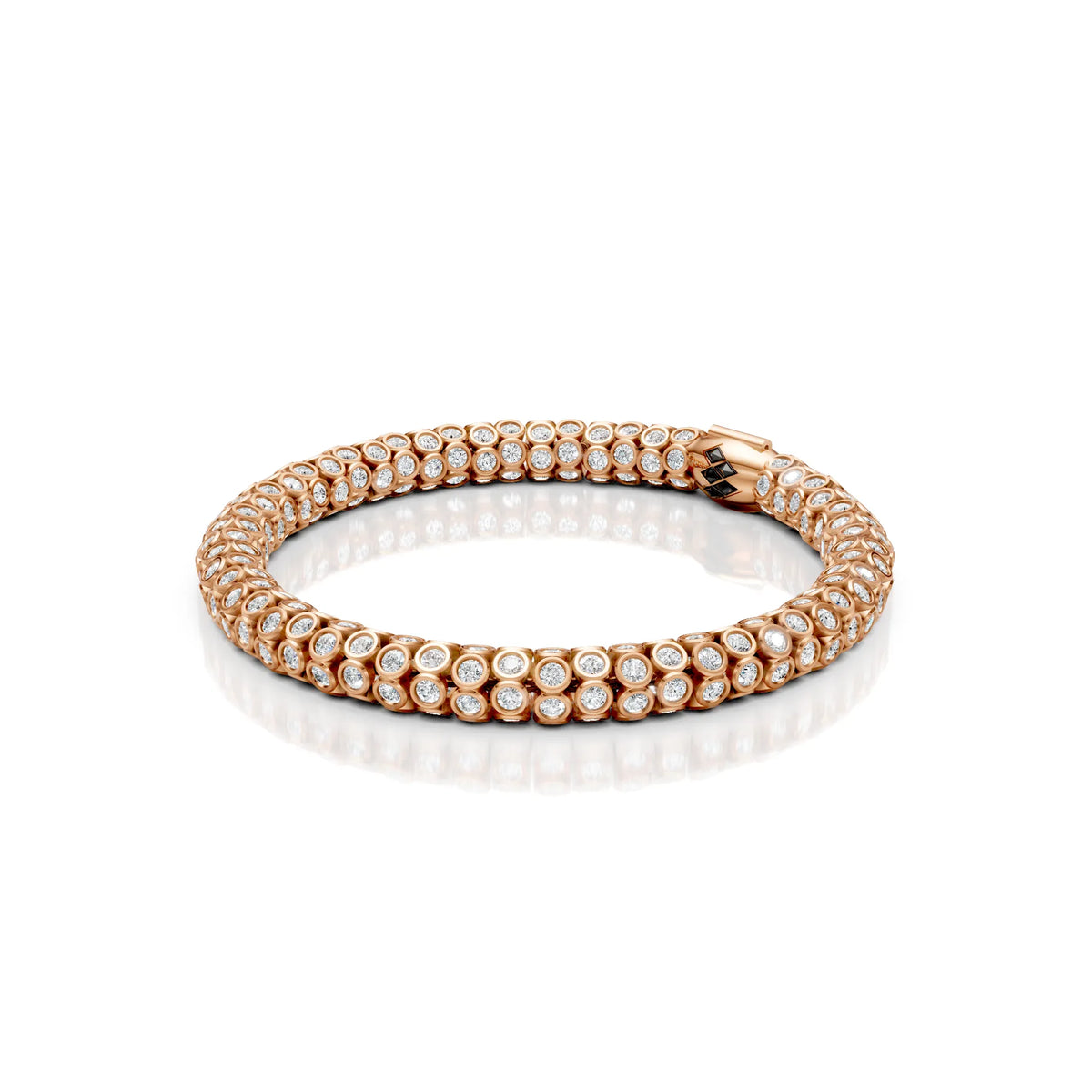 Classic White Diamond Rope Bracelet