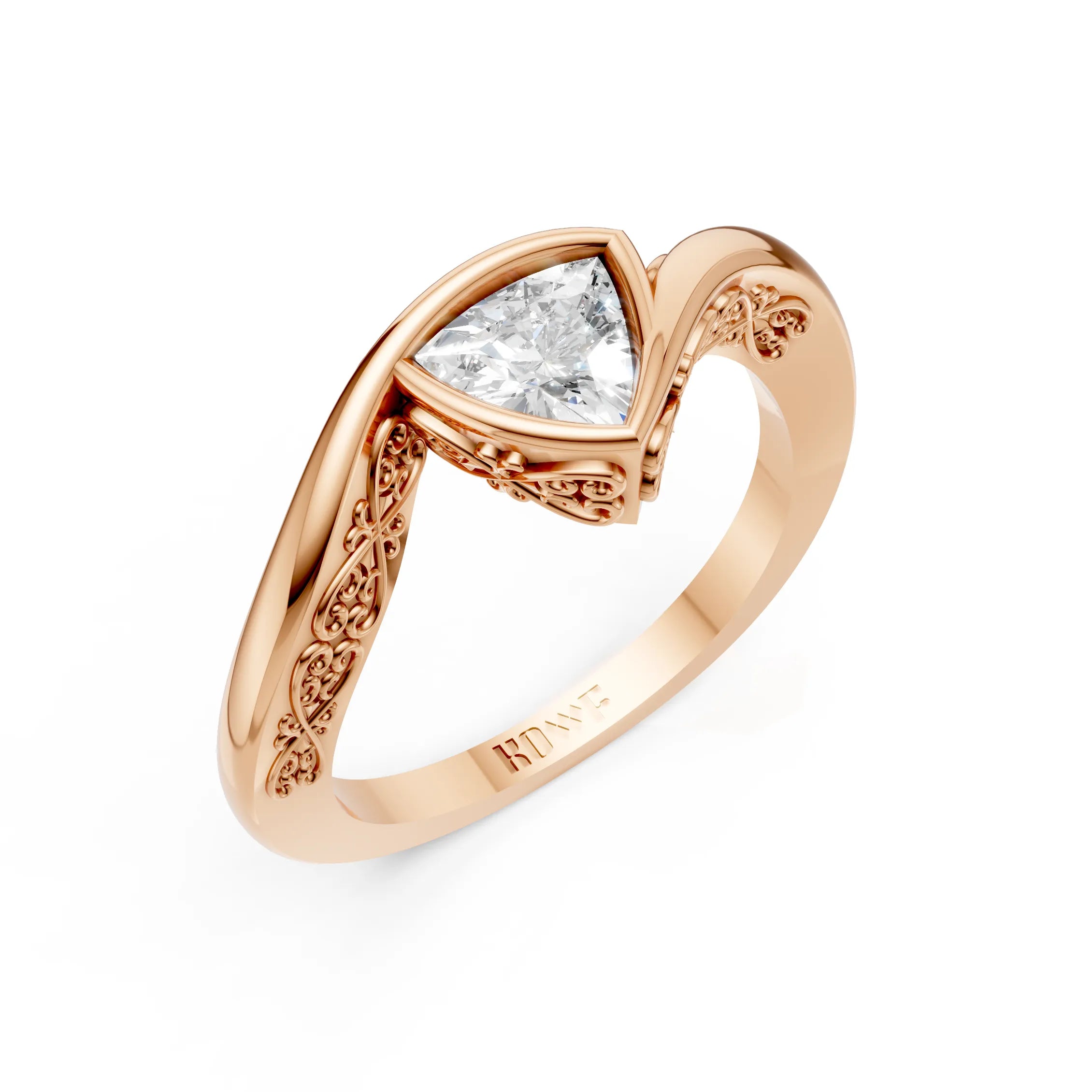 Trillion Twist Ring