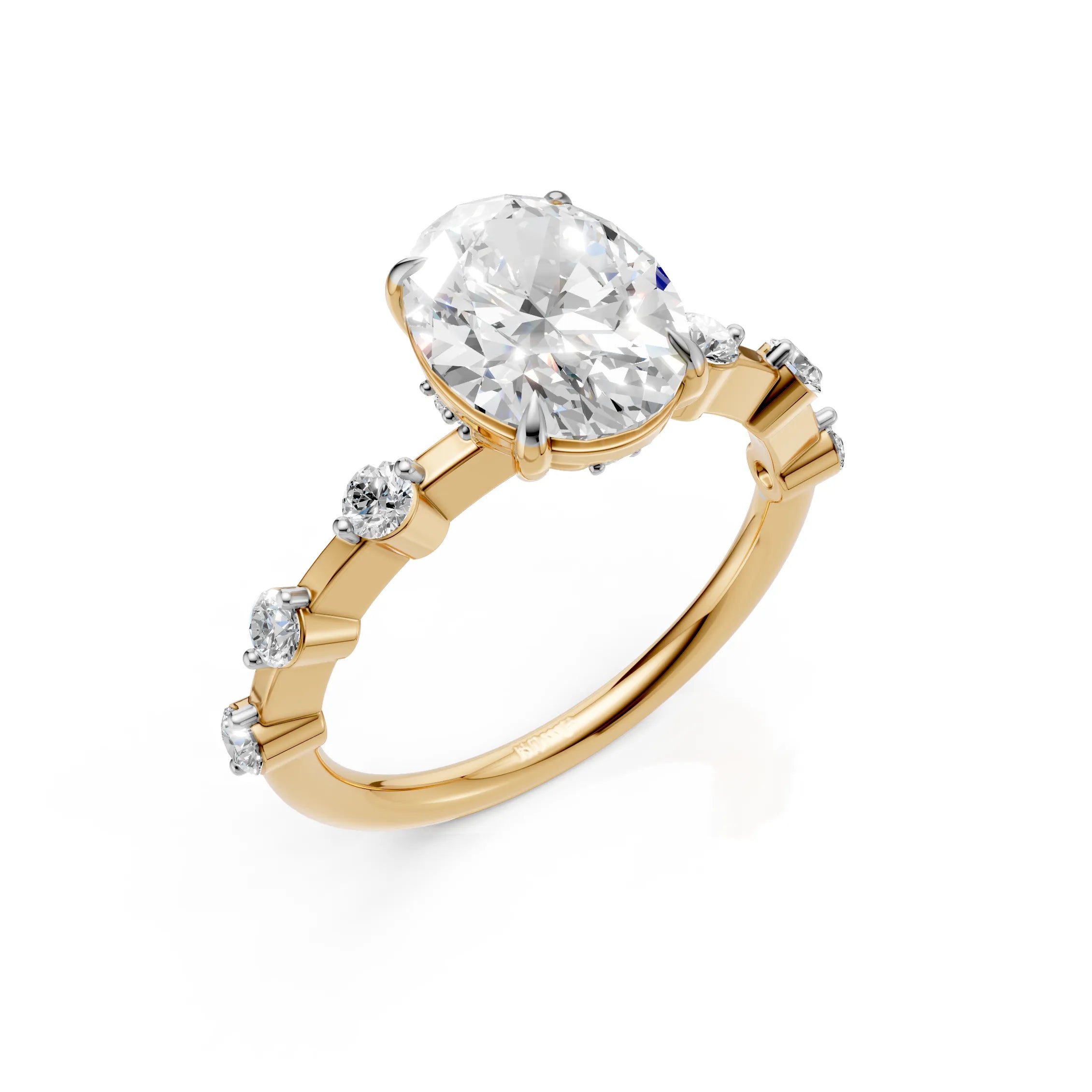 Oval Solitaire Ring