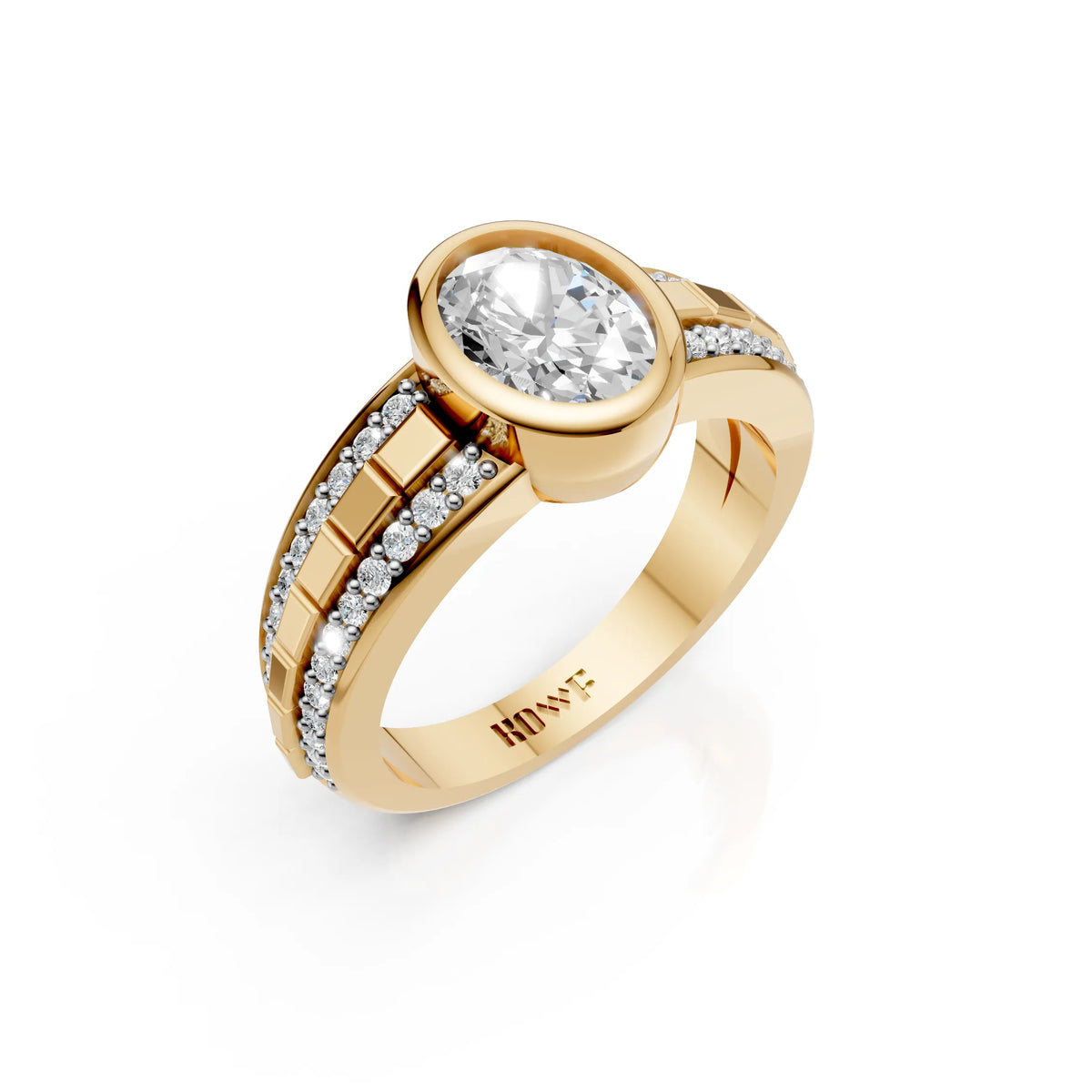 Halo Bezel Diamond Ring