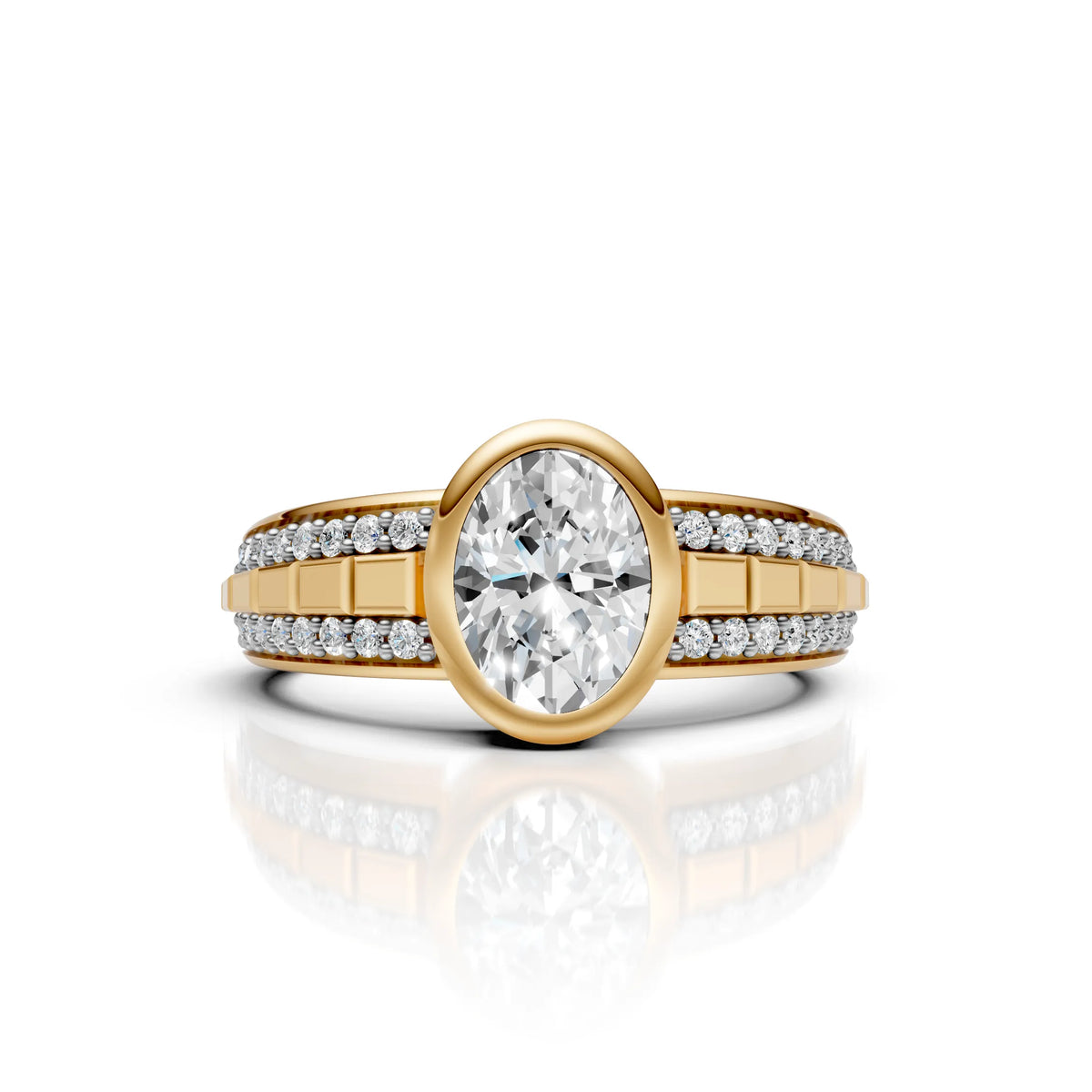 Halo Bezel Diamond Ring