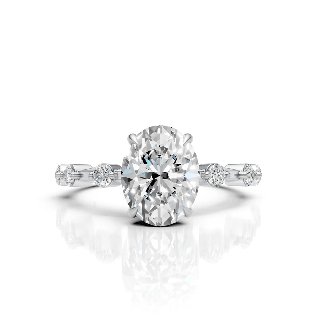 Oval Solitaire Ring