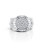 Modern Flex-Fit Silver Ring