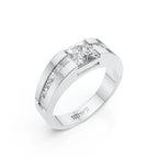 Elegant Princess-Cut Ring