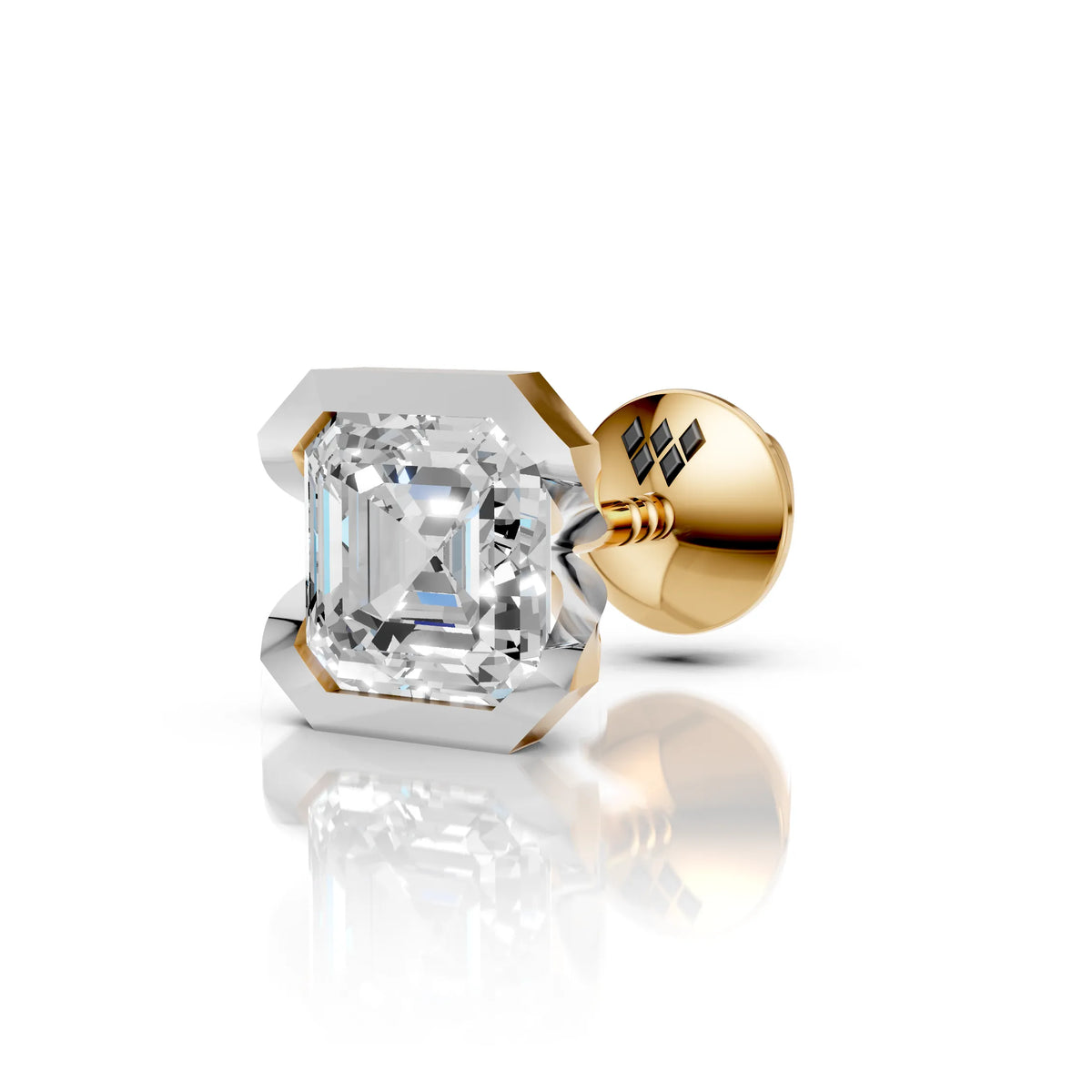 Asscher Vault Earring (1 PC)