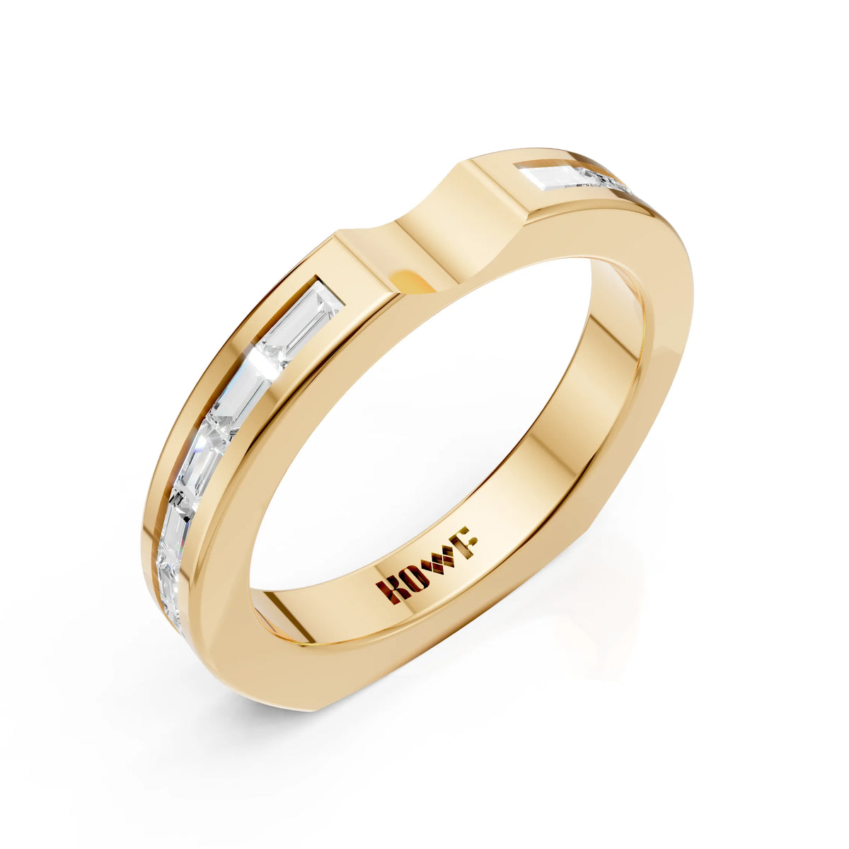 Baguette Cut Diamond Band Ring