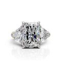 Princess Cut Three Stone Diamond Ring