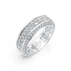 Multi-Row Sparkle Ring