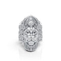 Antique Finish Hanuman Ring With “राम” Engraving