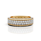 Multi-Row Sparkle Ring