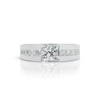Elegant Princess-Cut Ring